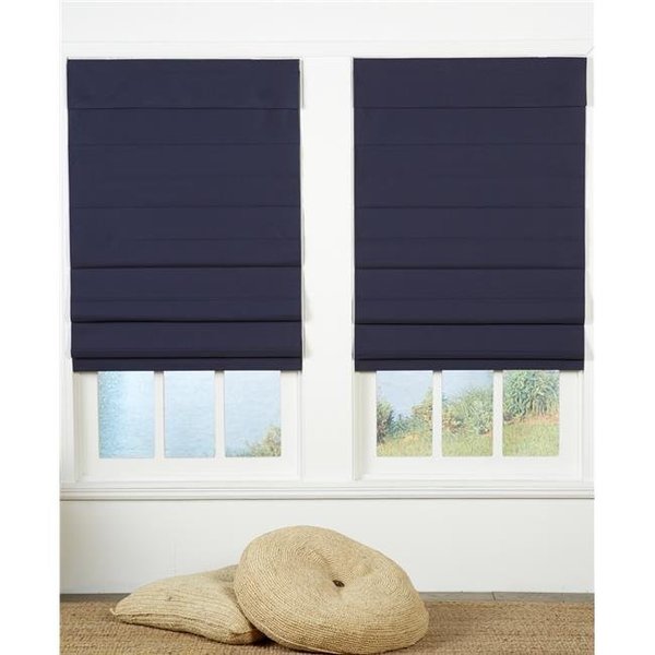 Safe Styles Safe Styles UBQ33X72NV Cordless Roman Shade; Navy - 33 x 72 in. UBQ33X72NV